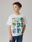 Name It T-Shirt NKMJULIO POKEMON SS NREG TOP NOOS SKY Baumwolle, regular fit