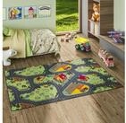 Snapstyle Kinderteppich Kinder Spiel Teppich Bauernhof, Rechteckig, H&ouml;he: 4 mm