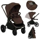 lionelo Kinder-Buggy MIKA PLUS, (Set), XXL-Verdeck/UPF50+/Mit Bel&uuml;ftungssystem