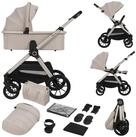 lionelo Kombi-Kinderwagen LAYLA 2IN1, (Set), 3D-Panoramabel&uuml;ftung/ XXL-Sitz/