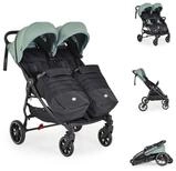 Cangaroo Geschwisterwagen Zwillingskinderwagen 2Gether, Fu&szlig;abdeckungen,