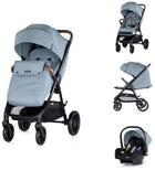 Chipolino Kombi-Kinderwagen Kombikinderwagen Ultera 3 in 1, Babyschale...