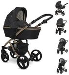 Lorelli Kombi-Kinderwagen Kombikinderwagen Rimini Premium, Sportsitz Tragewanne