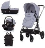 Chipolino Kombi-Kinderwagen Kinderwagen Elite 3 in 1, i-Size Babyschale...