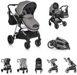 Moni Kombi-Kinderwagen Kinderwagen 2 in 1 Kali 22 kg, umbaubar, Korb,