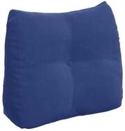 vidaXL R&uuml;ckenkissen R&uuml;ckenkissen Polizeiblau 60 x 24 x 50 cm Samt, 1-tlg.
