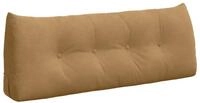 vidaXL R&uuml;ckenkissen R&uuml;ckenkissen Braun 120 x 24 x 50 cm Samt, 1-tlg.