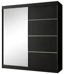 Beautysofa Kleiderschrank PACO moderner Schiebet&uuml;renschrank mit Spiegel...