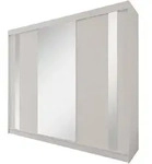 Beautysofa Kleiderschrank GAJA II mit Spiegel (Schrank mit Schubladen und