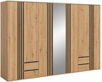 xonox.home Kleiderschrank Garderobenschrank Kleiderschrank Tofta 2, 3-teilig,...
