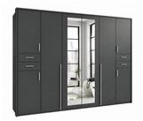 luma-home Dreht&uuml;renschrank 22577 (B273/H210/T58 cm Kleiderschrank mit 2...