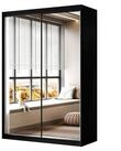 Lookway Kleiderschrank CAMARO III Praktischen Schwebet&uuml;renschrank mit Spiegel