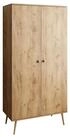 Lookway Kleiderschrank HARMONY zweit&uuml;riger Schrank mit Kleiderstange