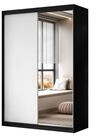 Lookway Kleiderschrank CAMARO II 150 cm mit Spiegel Schiebet&uuml;renschrank