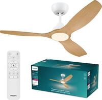 Philips LED Deckenleuchte Olas 24W DC-Ventilator 30W, fixe Rotorbl&auml;tter, ⌀ 106cm,