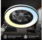 Briloner Leuchten LED Deckenleuchte Deckenventilator mit Licht dimmbar Nachtlicht CCT