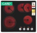 exquisit Elektro-Kochfeld EKC600-RKBZ-420Care, 4 Kochstellen, 7200 W Leistung,...