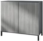Vladon Kommode Skadu V3 (Moderner K&uuml;chenschrank, mit 2 gro&szlig;en T&uuml;ren),...