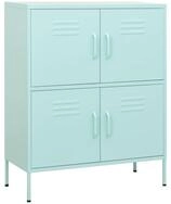 vidaXL Aktenschrank Lagerschrank Minzgr&uuml;n 80x35x101,5 cm Stahl (1-St)