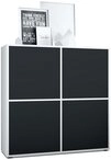Vladon Highboard Cuba V2 (Schrank, 104 x 105,5 x 35,5 cm Sideboard mit 8...