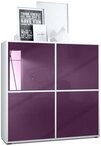 Vladon Highboard Cuba V2 (Schrank, 104 x 105,5 x 35,5 cm Sideboard mit 8...