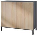 Vladon Kommode Skadu V3 (Moderner K&uuml;chenschrank, mit 2 gro&szlig;en T&uuml;ren),...
