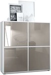 Vladon Highboard Cuba V2 (Schrank, 104 x 105,5 x 35,5 cm Sideboard mit 8...
