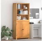 vidaXL Highboard, Aufbewahrungsm&ouml;bel-Set mit Speicher mit T&uuml;r Braun...