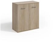 Masseno Kommode GIACOMO IV 75 cm Sideboard mit 2 T&uuml;ren Eiche Sonoma