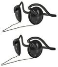 TronicXL 2x Kopfh&ouml;rer Nackenb&uuml;gel Sport Headphones 3,5mm Klinke TV Handy MP3
