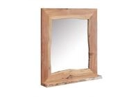 Massivmoebel24 Spiegel (1-St., Badspiegel Akazie 70x12x78 natur lackiert PURE...