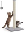 FEANDREA Kratzbaum 85 cm hoch, Katzenbaum, Sisalstamm, mit Pl&uuml;schball und...