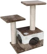 Dehner Kratzbaum Mia, ca. 70 x 34 x 45 cm, Sisal/Pl&uuml;sch, schicker Kletterplatz...