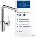 Villeroy & Boch K&uuml;chenarmatur Variaro FirmaFlow&reg; Kartusche, mit Handbrause,...