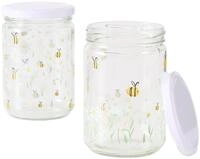 BOLTZE GRUPPE GmbH Vorratsglas Schraubgl&auml;ser HONEY, 500 ml, 2er-Set, Glas,...