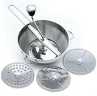Intirilife Passierm&uuml;hleneinsatz, (Set, 4-tlg), Passier Ger&auml;t M&uuml;hle aus...
