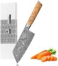 ZAYIKO Asiamesser Kinone Damast Nakirimesser K&uuml;chenmesser 16 cm Klinge
