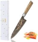 ZAYIKO Universalk&uuml;chenmesser BlackMagma Damast Chefmesser K&uuml;chenmesser 19 cm...
