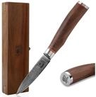 ZAYIKO Gem&uuml;semesser Kurumi Damast Officemesser K&uuml;chenmesser 9 cm Klinge