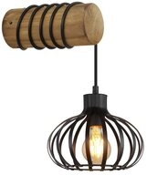 GLOBO LIGHTING Wandleuchte, Leuchtmittel nicht inklusive, Wandleuchte Holz...