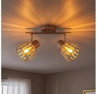 GLOBO LIGHTING LED Deckenleuchte, Leuchtmittel inklusive, Warmwei&szlig;, LED