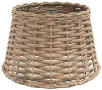 vidaXL Lampenschirm Lampenschirm Braun &Oslash;38x23 cm Korbweide