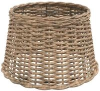vidaXL Lampenschirm Lampenschirm Braun &Oslash;45x28 cm Korbweide