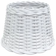 vidaXL Lampenschirm Lampenschirm Wei&szlig; &Oslash;30x20 cm Korbweide