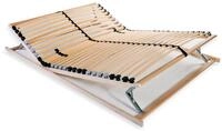 Lattenrost, vidaXL, Lattenrost mit 28 Latten 7 Zonen 140x200 cm