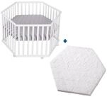 roba&reg; Laufgitter roba style 6-eckig, inkl. Laufgittermatratze