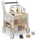 Mamabrum Lauflernwagen multifunktionaler Holz-Lauflernwagen mit Aktivit&auml;tsspielzeug