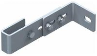Zarges T-Gleiter ZARGES Wandhalter verstellbar 150 - 200 mm Edelstahl
