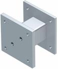 Zarges T-Gleiter ZARGES Distanzsegment f&uuml;r Podestplatte 160 mm ST