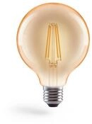 Xavax LED-Leuchtmittel XAVAX LED-Filament, E27, 650lm 8W, Vintage-Lampe Globe...